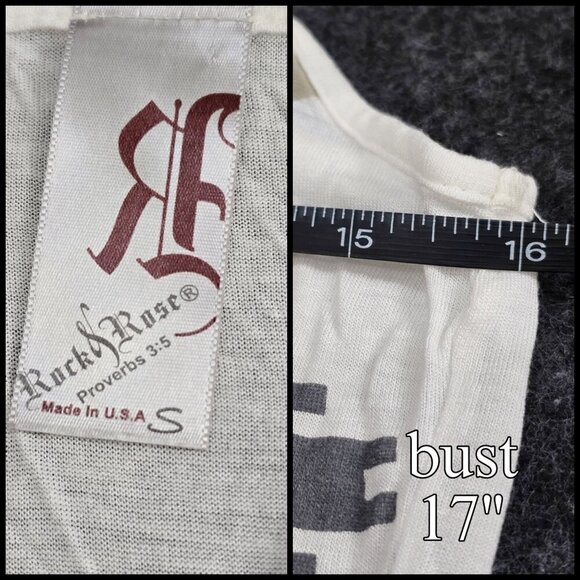 Rock & Rose Elephant Fringe Tank Top – Tribal Print, Scoop Neck, Cotton Blend S - Picture 6 of 7